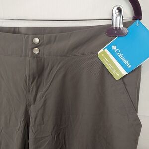 Columbia Zephyr Heights Women Outdoors Straight Active Fit Grey Pants Size 14R
